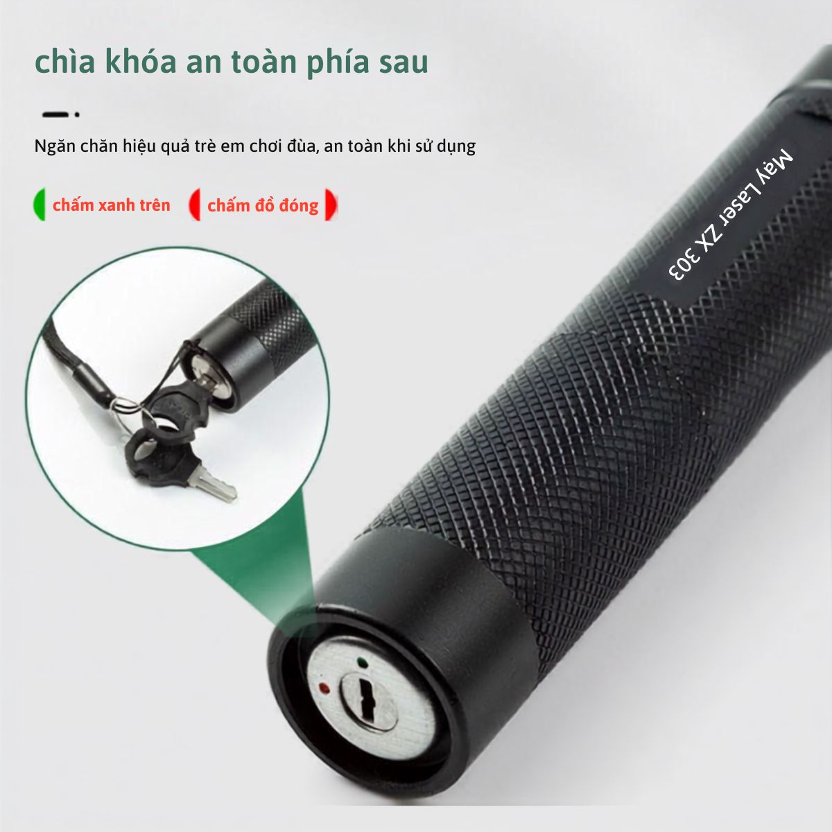 den-laser-cong-trinh-kan-303ls-tia-xanh-la