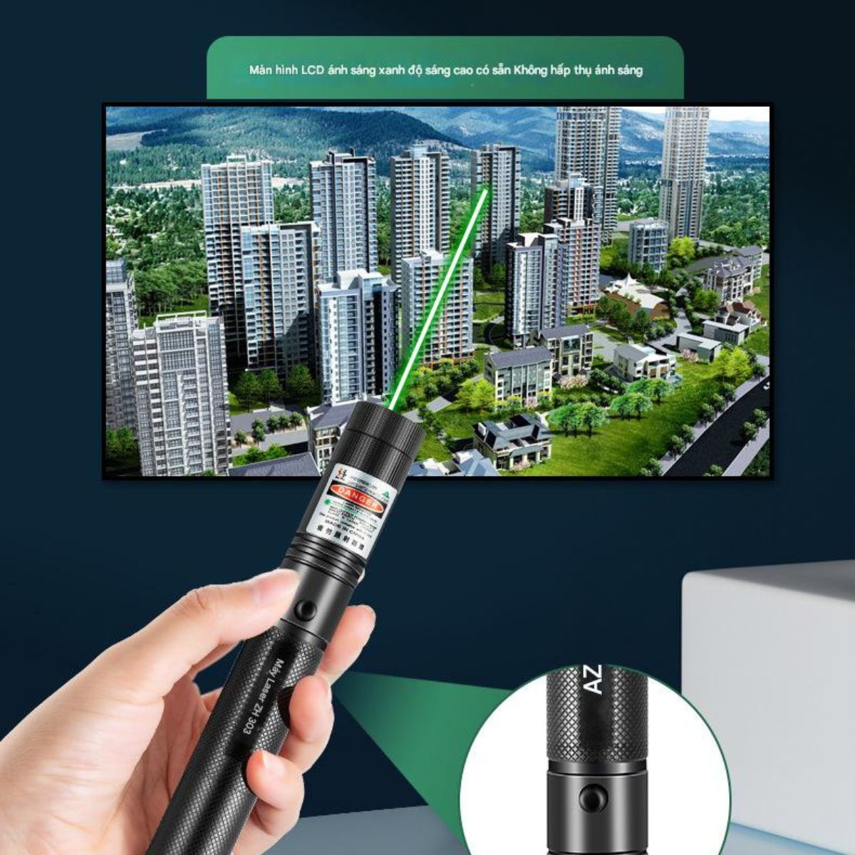 Đèn Laser Công Trình Kan 303LS Tia Xanh Lá - Ảnh 9