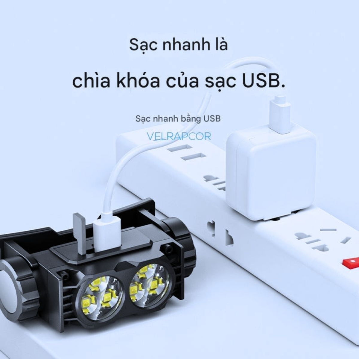 den-pin-doi-dau-smilling-shark-td0193-mini-6-led-2800lm