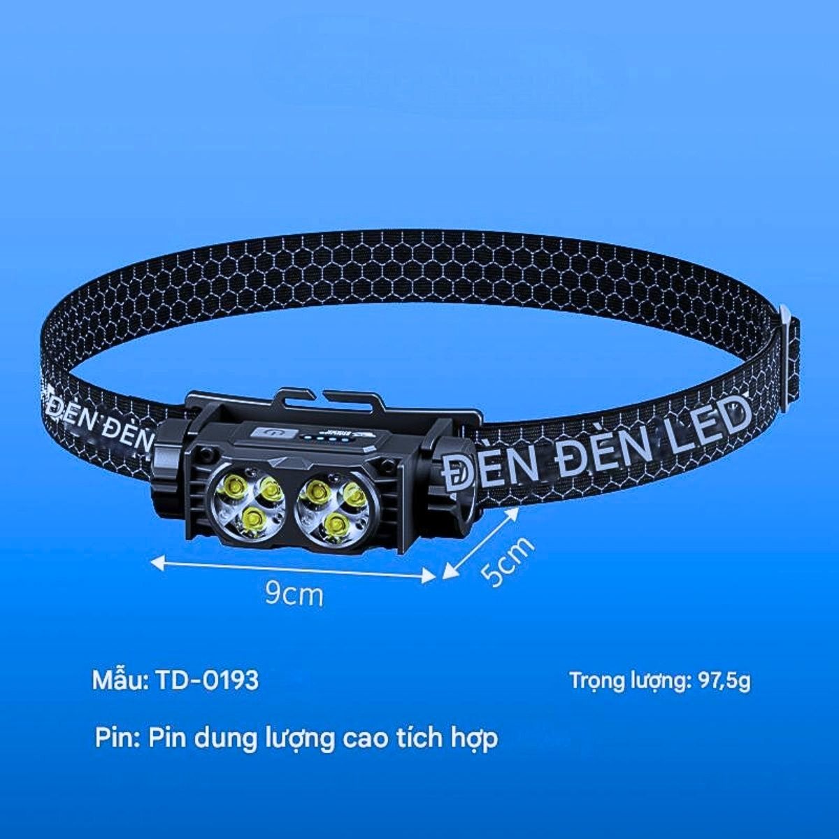 den-pin-doi-dau-smilling-shark-td0193-mini-6-led-2800lm