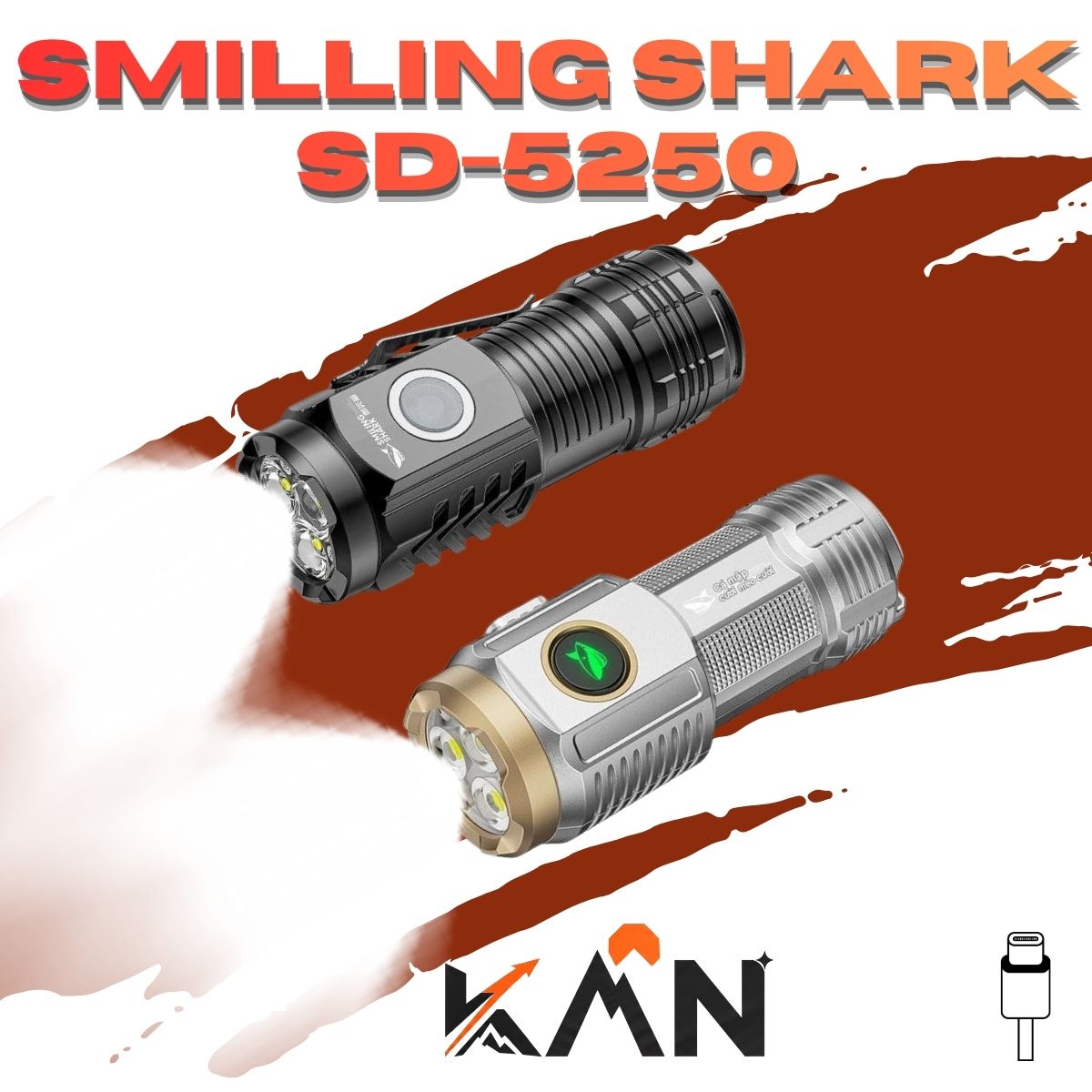 den-pin-moc-khoa-smilling-shark-sd-5250-3xpe-sieu-gon-sac-nhanh