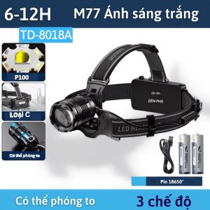 den-pin-doi-dau-smilling-shark-td8018a-khong-cam-bien-led-m77